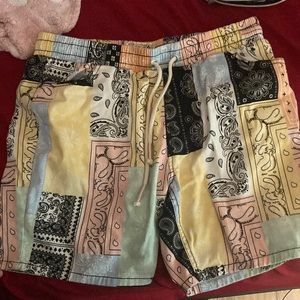 these are some shorts men but women can buy these are clean just bought
